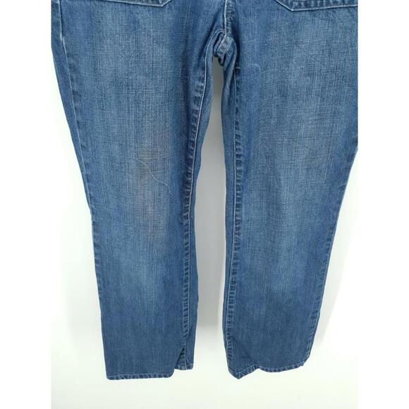 Tommy Hilfiger Jeans Womens 4 Blue Denim Boot Cut Flap‎ Pockets Medium Wash Y2K - Picture 5 of 10